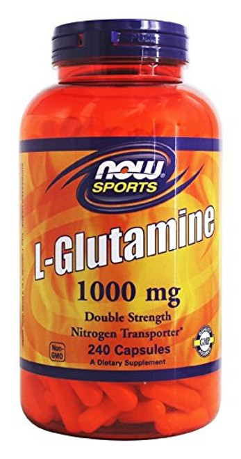NOW L-Glutamine 1,000 mg, 240 Capsules NOW L-Glutamine 1,000 mg, 240 Capsules