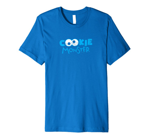 Sesame Street Cookie Monster Eyes Premium T-Shirt