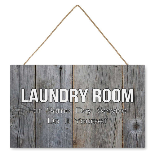 Wooden Signs, Rustic Laundry Room for Same Day Service Do It Yourself Sign Plaque Pianted Quote Home Decor Farmhouse Garden Outdoor Wall Art 12"x18", Wooden Signs, Rustic Laundry Room for Same Day Service Do It Yourself Sign Plaque Pianted Quote Home Decor Farmhouse Garden Outdoor Wall Art 12"x18",