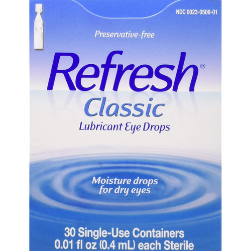 REFRESH Classic Lubricant Eye Drops Single-Use Containers 30 Each (Pack of 2)