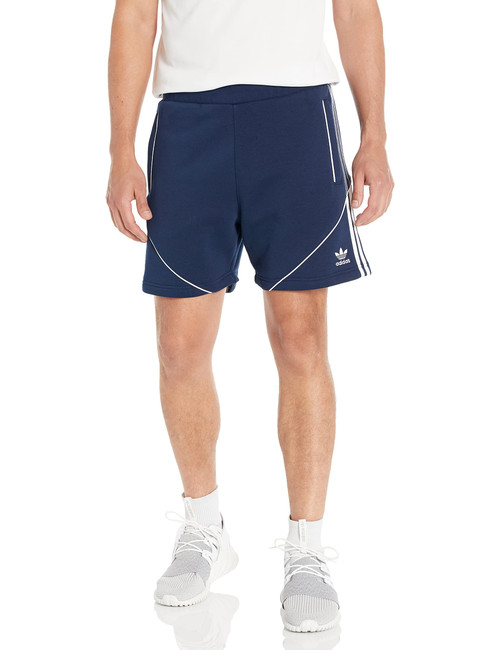 adidas Originals Men's Superstar Fleece Short, Collegiate Navy/White, XX-Large