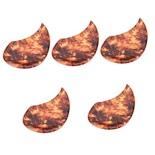 Milisten 5pcs guitar pickguard Celluloid Scratch Plate Impact Protection Plate for Guitar Pickguards for Guitar Guard for Acoustic Guitar Pickguard Decal Guitar Board pvc ballad Protector