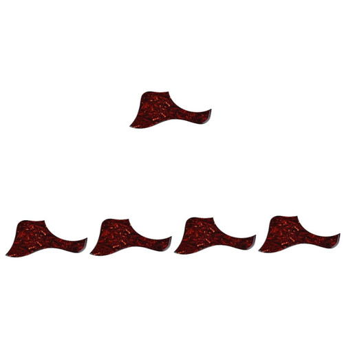 5pcs guitar pickguard Celluloid Scratch Plate Guitar Accessory Pickguard Scratch Plate Folk electric guitar accessories Acoustic Guitar Protector Anti-scratch protective case pvc