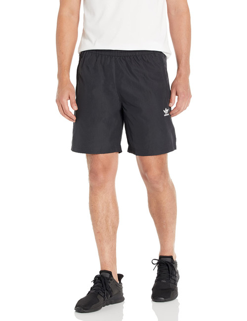 adidas Originals Men's Adicolor Essentials Trace Shorts, Black, Medium