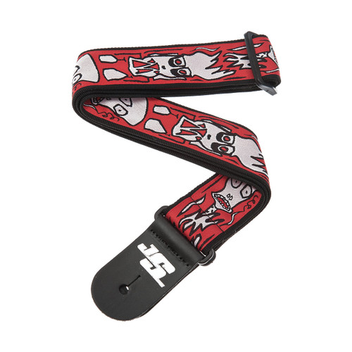 D'Addario Accessories Joe Satriani Guitar Strap - Guitar Accessories - Electric Guitar Strap, Acoustic Guitar Strap, Acoustic Electric Guitar Strap & Bass Guitar Strap - Up in Flames