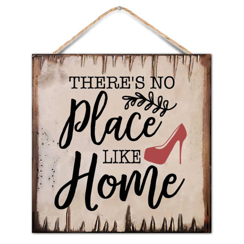 Chic Style Wood Pallet Home Quotes There's No Place Like Home 12x12in Wall Hanging Wooden Plaque for Porch Living Room Garden Yard Farmhouse Kitchen Coffee Bar Laundry Room Decor Chic Style Wood Pallet Home Quotes There's No Place Like Home 12x12in Wall Hanging Wooden Plaque for Porch Living Room Garden Yard Farmhouse Kitchen Coffee Bar Laundry Room Decor
