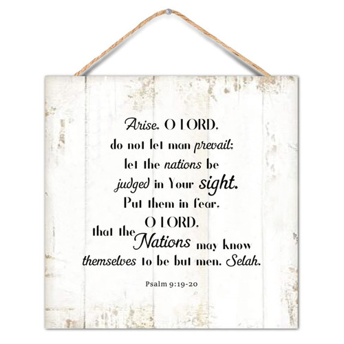 Vintage Rustic Chic Style Wood Pallet Bible Verse Arise O Lord Do Not Let Man Prevail 12x12in Wooden Wall Art Plaque for Porch Living Room Garden Yard Farmhouse Kitchen Coffee Bar Laundry Room Decor Vintage Rustic Chic Style Wood Pallet Bible Verse Arise O Lord Do Not Let Man Prevail 12x12in Wooden Wall Art Plaque for Porch Living Room Garden Yard Farmhouse Kitchen Coffee Bar Laundry Room Decor