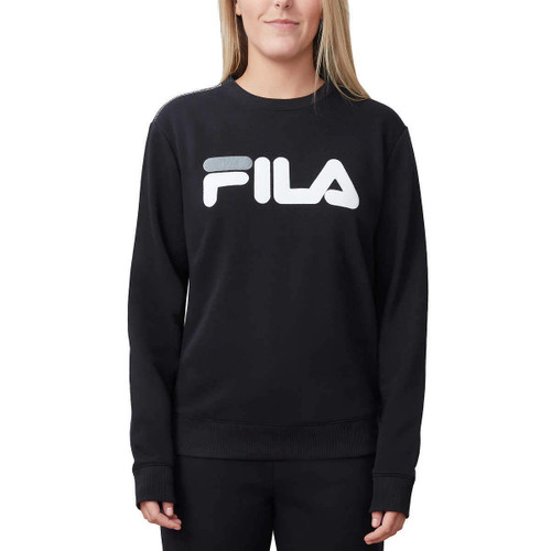 Fila Ladies' French Terry Crewneck (M, Black)
