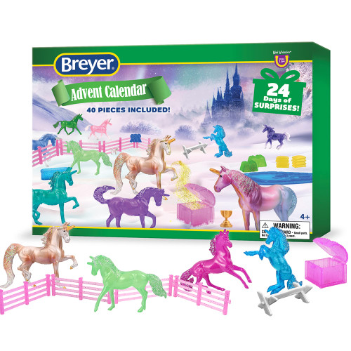 Breyer Horses 2023 Holiday Collection | Holiday Advent Calendar | Unicorn Magic | Model #700723 Breyer Horses 2023 Holiday Collection | Holiday Advent Calendar | Unicorn Magic | Model #700723