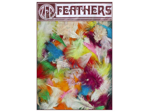 Zucker Feather (TM) - Loose Turkey Marabou Mix Dyed - Assorted Mix