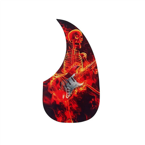 TSTS Folk Acoustic Guitar Pickguard Self-Adhesive Pick Guard Sticker for Acoustic Guitar Parts Guitar Replacement Parts