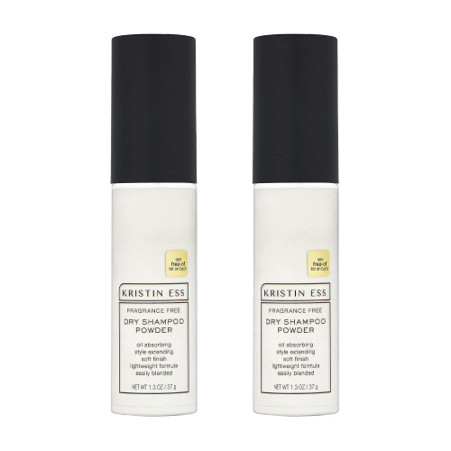 Kristin Ess Hair Fragrance Free Dry Shampoo Powder Spray for Oily Hair - Absorbs Oil, Style Extending Dry Shampoo for Men and Women, Easily Blended, Lightweight Formula, Non-Aerosol, Vegan, 1.3 oz (Pack of 2) Kristin Ess Hair Fragrance Free Dry Shampoo Powder Spray for Oily Hair - Absorbs Oil, Style Extending Dry Shampoo for Men and Women, Easily Blended, Lightweight Formula, Non-Aerosol, Vegan, 1.3 oz (Pack of 2)