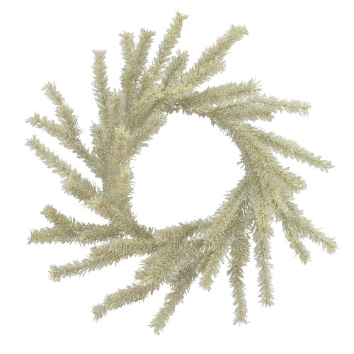 Vickerman 24" Langford Fir Artificial Christmas Wreath, Unlit - Faux Fir Christmas Wreath - Indoor Seasonal Home Decor