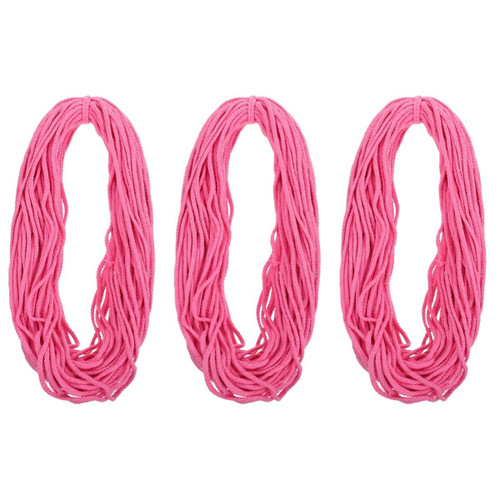 EXCEART 3 Rolls 5mm Eight-Strand Cotton Rope Tapestry Rope Polyester Cord 5mm Braided Macrame Rope Cotton Craft Rope Plant Hangers Rope 5mm Macrame Cord DIY Gift Polyester Cotton Hollow
