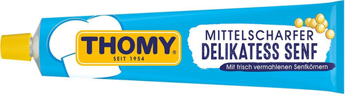 Medium Hot German Deli Mustard - 3 x 200 ml - Thomy - Germany Medium Hot German Deli Mustard - 3 x 200 ml - Thomy - Germany