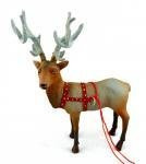 Melody Jane Dollhouse Santa's Reindeer Dancer Miniature Christmas Stable Animal 1:12 Scale