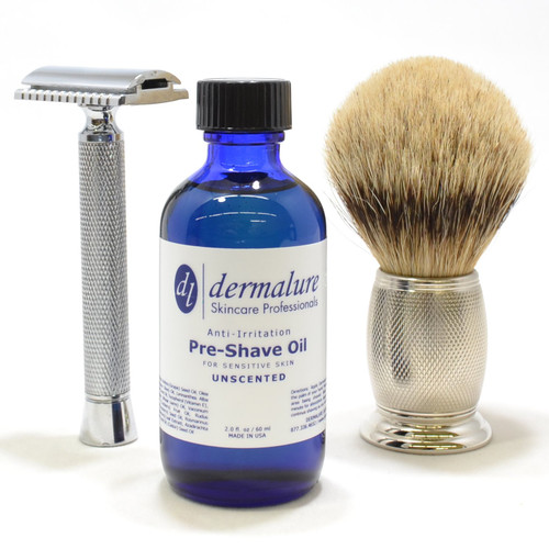 Pre-Shave Oil, UNSCENTED Shaving Oil, 100% All Natural Oil for Sensitive Skin, Premium Quality for Anti-Irritation & Effortless Smooth Irritation-free. Ultra Gliding Shaving Oil (2.0 fl. oz / 60)