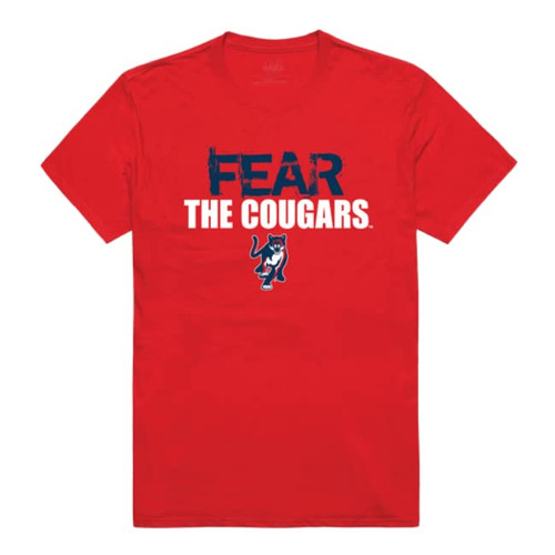 Columbus State University Cougar Fear College T-Shirt - Red, Small