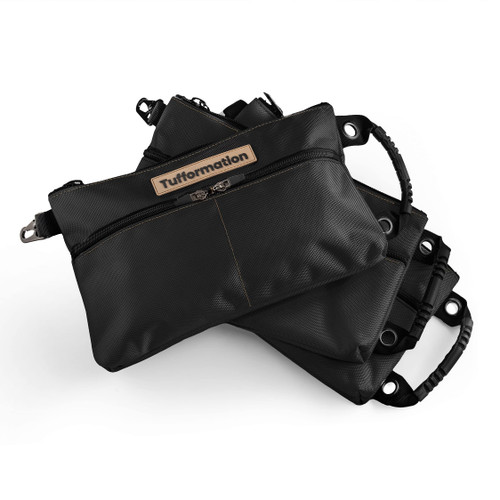 Tufformation Small Tool Pouch, 3 PCS Tool Bag Organizer with Zipper. Small Tool Bag with Multiple Compartments. Perfect Tool Pouch Bags for Men Women Electricians & Others.