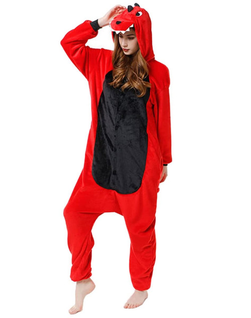 Costume Bay Animal Onesie Pajamas Kigirumi for Women Men Adult Unisex Sleepwear Halloween Cosplay Costume One-piece Jumpsuit (Red Dinosaur, M) Costume Bay Animal Onesie Pajamas Kigirumi for Women Men Adult Unisex Sleepwear Halloween Cosplay Costume One-piece Jumpsuit (Red Dinosaur, M)