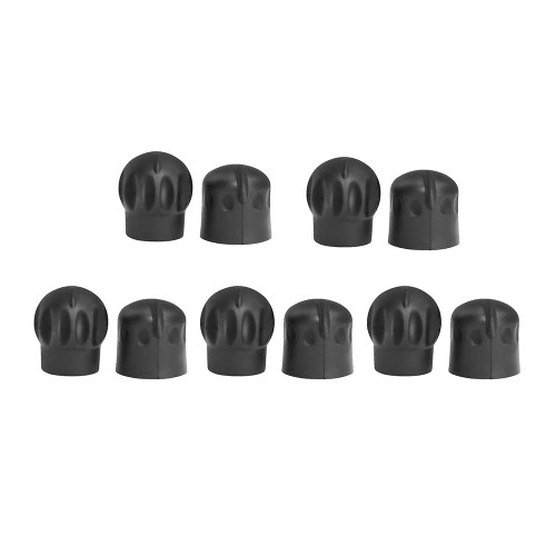 5 Pair Two Way Radio Volume Knob & Channel Knob Kit Button Cap Replacement for XTS5000 XTS3000 Walkie Talkie Accessories