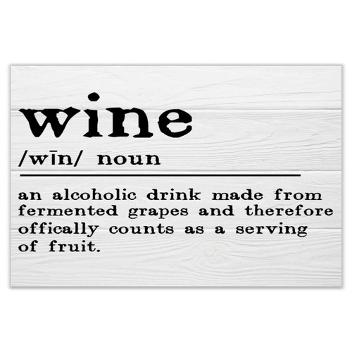 Hanging Gallery Wall Decor Wood Plank Hanging Sign Wine Noun Definition Antique Wall Art Wood Plaque Sign 18x12 Inch Word Description Wooden Hanging Signs Home Decor for Laundry Porch