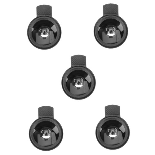 Abaodam 5pcs External Camera Smartphon High Definition Lenses 2 in 1 Camera Lens Mobile Phone Lens Macro Lens Clip Tiny Phone Durable Wide-Angle Lens Universal Aluminum Alloy Accessories