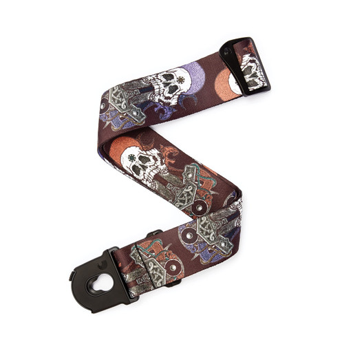 D'Addario Accessories Locking Guitar Strap - Guitar Accessories - Electric Guitar Strap, Acoustic Guitar Strap, Acoustic Electric Guitar Strap & Bass Guitar Strap - Alchemy - Gods of War