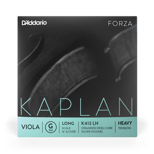 D'Addario Kaplan Viola Single G String, Long Scale, HeavyTension