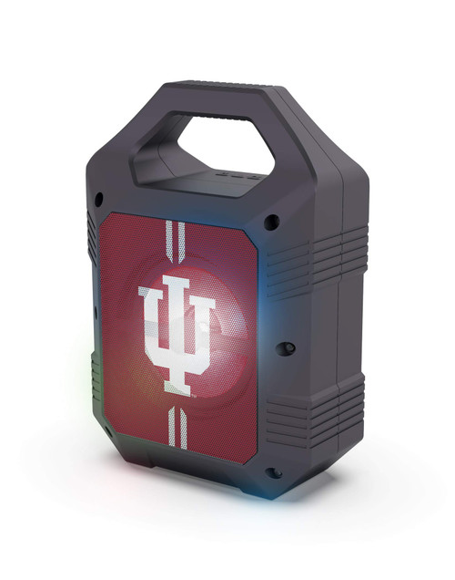 SOAR NCAA ShockBox XL LED Wireless Bluetooth Speaker, Indiana Hoosiers