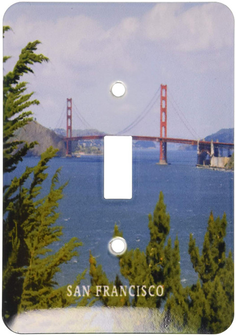 3dRose lsp_109477_1 Golden Gate Bridge In San Francisco California Single Toggle Switch