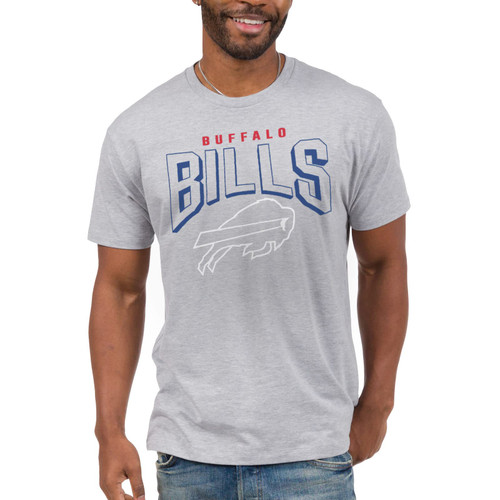 Junk Food Clothing x NFL - Buffalo Bills - Bold Logo - Unisex Adult Short Sleeve Fan T-Shirt for Men and Women - Size Large