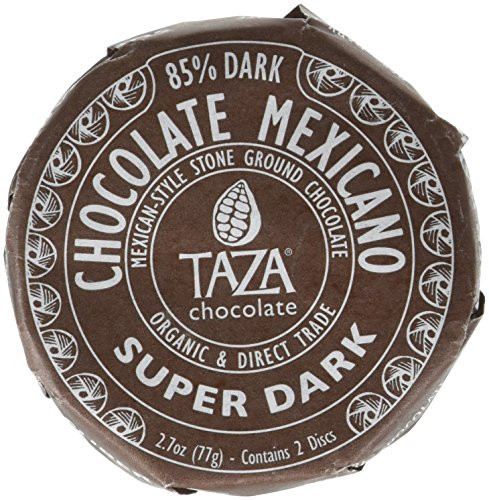 Taza Organic Chocolate Mexicano Super Dark Disc 85% Dark, 2.7 oz