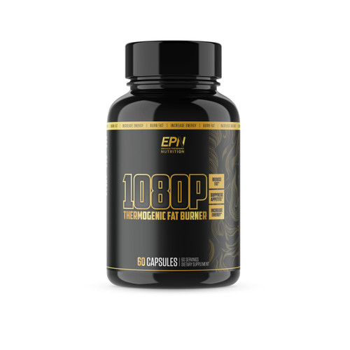 1080p Thermogenic Fat Burner | #1 Weight Loss Supplement Pills to Reduce Fat, Suppress Appetite, Boost Metabolism, Increase Energy & Focus w/L-Carnitine, Yohimbe Bark, Green Tea + More - 60 Servings