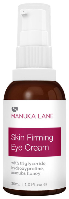 Manuka Lane Skin Firming Eye Cream with Vitamin E and All Natural New Zealand Manuka Honey - Natural Illuminating Moisturizer for your Precious Eyes