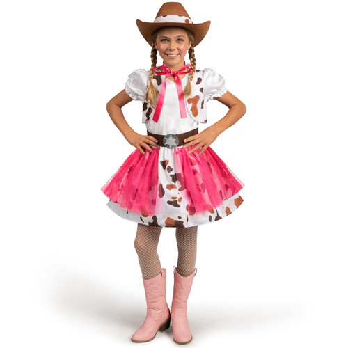 Spooktacular Creations Cowgirl Costume, Cute Cowgirl Outfits for Girls Halloween Theme Party and Role Play-S