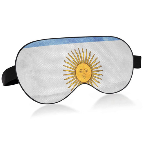Unisex Sleep Eye Mask Argentina-Flag-Retro Night Sleeping Mask Comfortable Eye Sleep Shade Cover