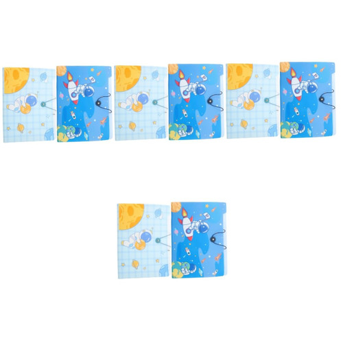 EXCEART 8 Pcs File Holder Office File Organizers acordian File Keepers Accordion Binder Organizers exam Paper folders Accordian Filing folders Plastic Folder documents Receipt Student abs