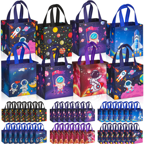 60 Pcs Outer Space Gift Bags Outer Space Party Favor Bags Outer Space Non Woven Gift Bags Treat Bags with Handles Planet Galaxy Sign Party Favor Goodie Candy Bags for Space Theme Party Supplies 60 Pcs Outer Space Gift Bags Outer Space Party Favor Bags Outer Space Non Woven Gift Bags Treat Bags with Handles Planet Galaxy Sign Party Favor Goodie Candy Bags for Space Theme Party Supplies