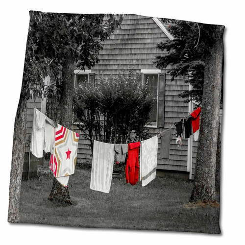 3dRose Roni Chastain Photography - Laundry Line - Towels (twl-295319-3)