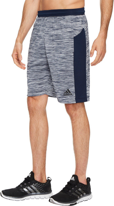 adidas Men's Training Speedbreaker Hype Shorts, Collegiate Navy/Heather, X-Large
