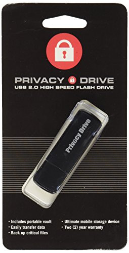 ACP-EP Memory USBPD/8GB-2.0 8GB USB 2.0 Mobile Vault/Privacy Flash Drive