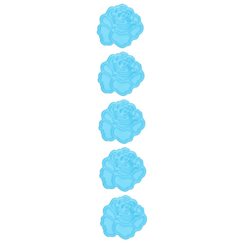 Abaodam 5pcs Rose Mold Silicone epoxy Crystal epoxy Mould Rose Baking molds Mold for Resin Rose Pendant molde de para resina Decorative Silicone Mold DIY epoxy Mold DIY Supplies