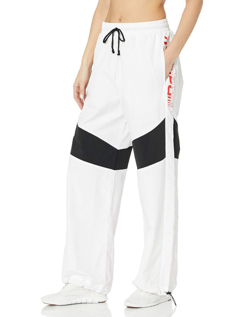 Reebok Workout Ready Meet You There Wide Leg Pant, White, 1X16W