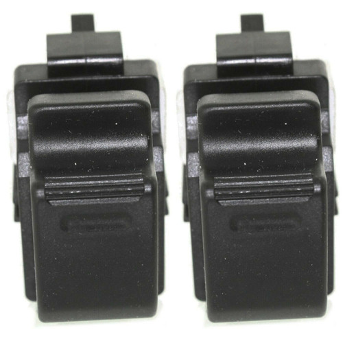 2pc Rear Window Switch, Driver and Passenger Side Left Right Pair Set, Replacement for Selected Model GRE-1386