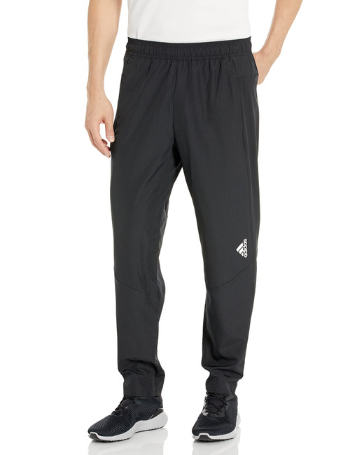 adidas Men's AEROREADY Designed 4 Movement Training Pants, Black/White, 4X-Large