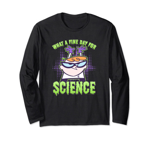 Dexter's Laboratory Halloween What A Fine Day For Science Long Sleeve T-Shirt