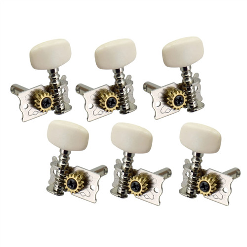 Tuner Machine Head 6 Pieces Open Gear Acoustic Classical Guitar Tuning Keys Pegs Tuners Machine Head Tuners Keys Parts
