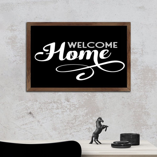 Welcome Home Wood Framed Printed Sign Wall Art Decorative Vintage Signs Decorative Wooden Plaque Sign for Bedroom Laundry Pantry 8x12in Welcome Home Wood Framed Printed Sign Wall Art Decorative Vintage Signs Decorative Wooden Plaque Sign for Bedroom Laundry Pantry 8x12in