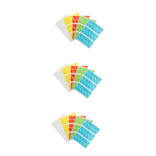 BESTOYARD 60 Sheets Network Cable Label Sticker Wire Number Labels Electrical Wire Tags Adhesive Labels Cable Marking Tags Cable numbering Tags Synthetic Paper Simple a4 Waterproof Rope